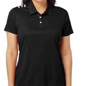 Adidas Women's 3-Stripes Shoulder Polo