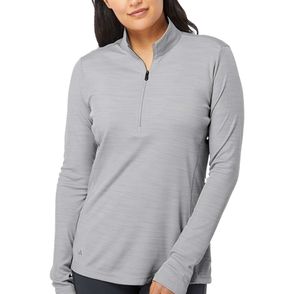 Adidas Women's Lightweight Mélange Quarter-Zip Pullover