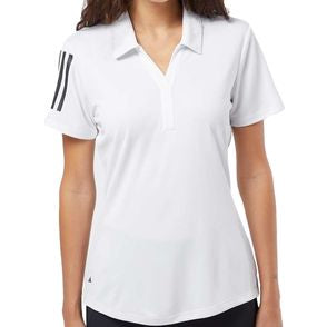 Adidas Women's Floating 3-Stripes Polo