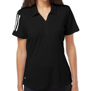Adidas Women's Floating 3-Stripes Polo