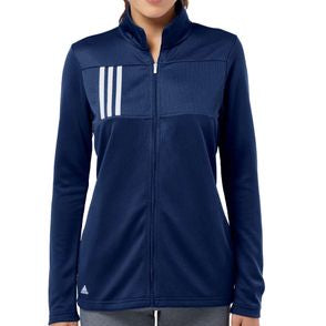 Adidas Women's 3-Stripes Double Knit Full-Zip
