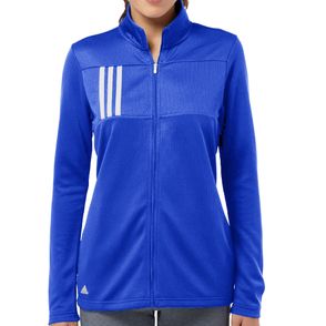 Adidas Women's 3-Stripes Double Knit Full-Zip