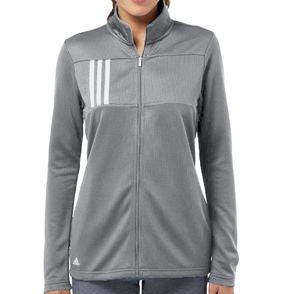 Adidas Women's 3-Stripes Double Knit Full-Zip