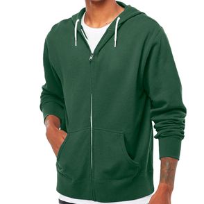 Independent Trading Co. Lightweight Full-Zip Hoodie