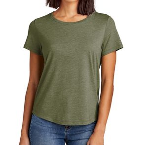 Allmade Women’s Relaxed Tri-Blend Scoop Neck Tee