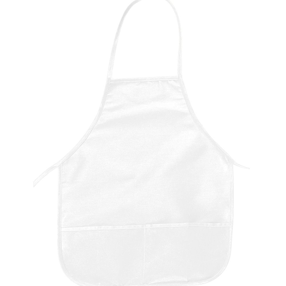 "Big Accessories 24" Bib Apron With Pockets"