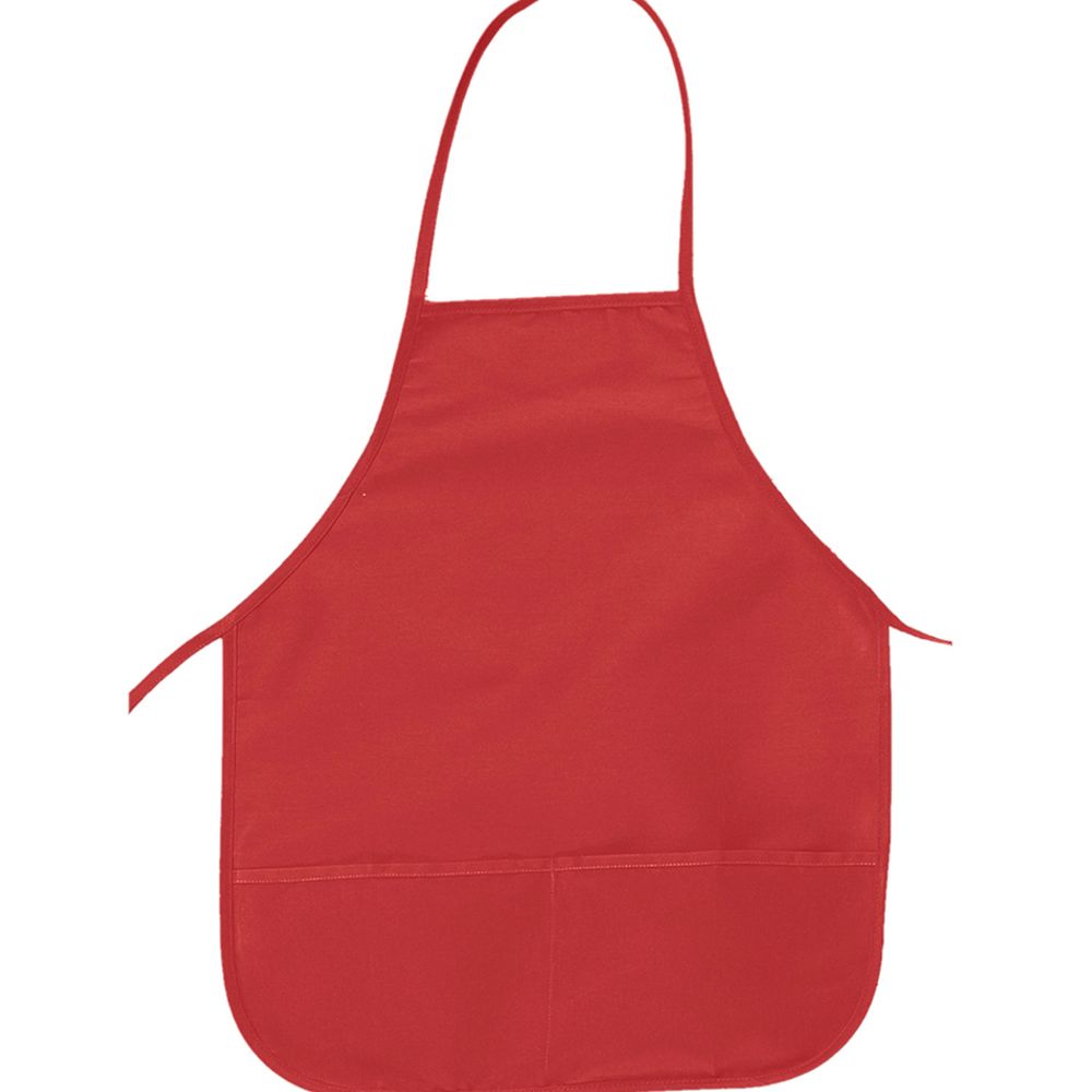 "Big Accessories 24" Bib Apron With Pockets"