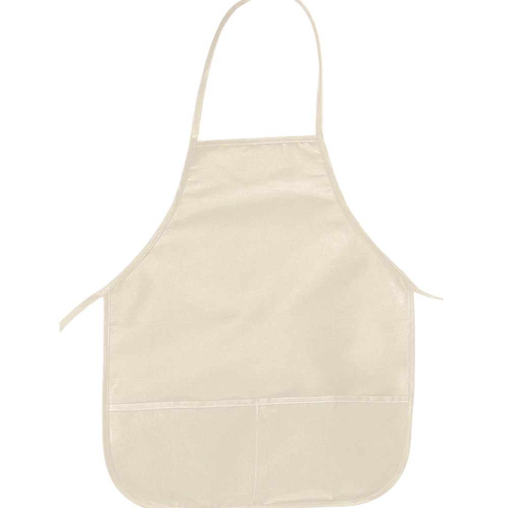 "Big Accessories 24" Bib Apron With Pockets"