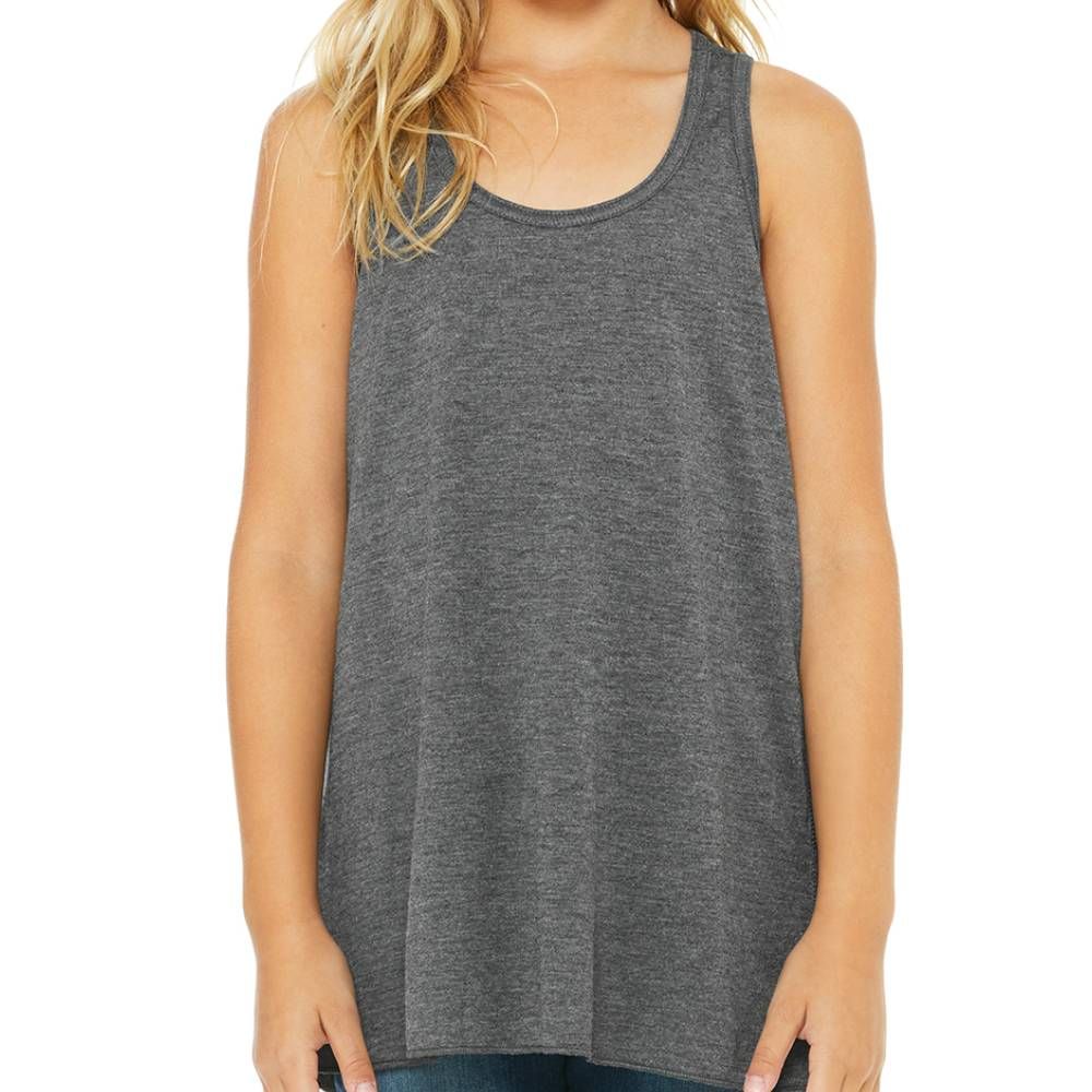 Bella + Canvas Youth Flowy Racerback Tank