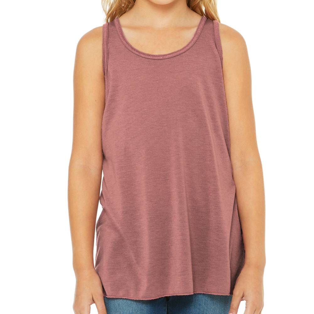 Bella + Canvas Youth Flowy Racerback Tank