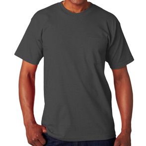Bayside USA Made Heavyweight Pocket T-Shirt