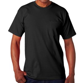 Bayside USA Made Heavyweight Pocket T-Shirt