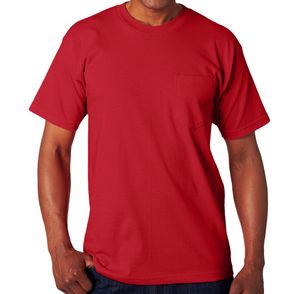 Bayside USA Made Heavyweight Pocket T-Shirt