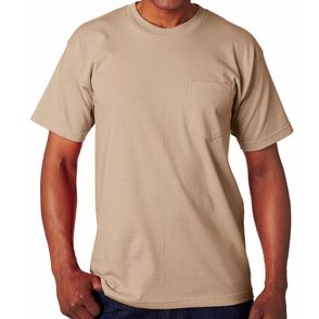 Bayside USA Made Heavyweight Pocket T-Shirt