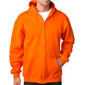 Bayside USA Made Full-Zip Heavyweight Hooded Sweatshirt