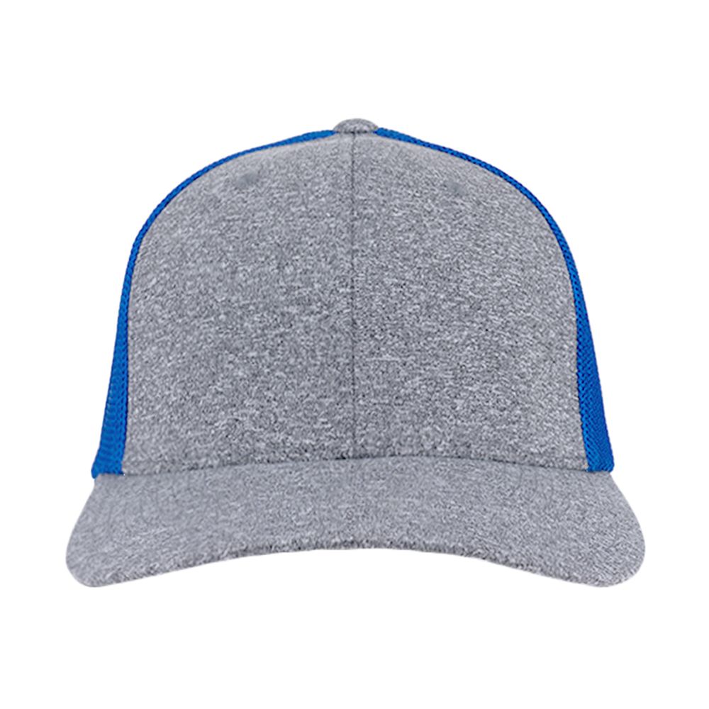 Port Authority Flexfit Melange Mesh Back Trucker Cap