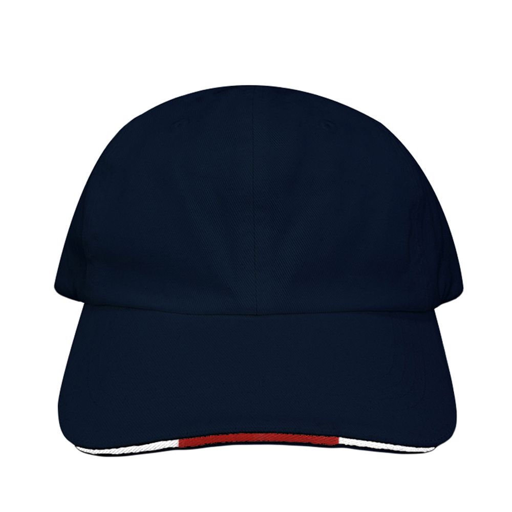 Port Authority Sandwich Bill Cap with Striped Closure