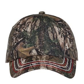 Port Authority Americana Contrast Stitch Camo Cap