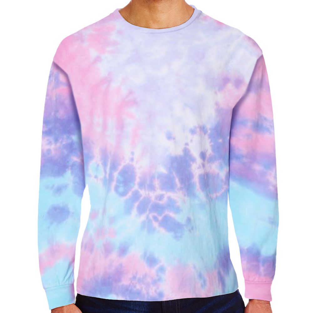 100% Cotton Long Sleeve Tie-Dye Shirt