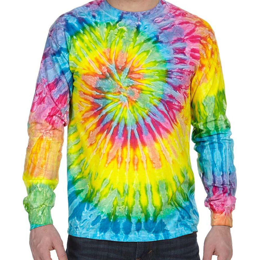 100% Cotton Long Sleeve Tie-Dye Shirt