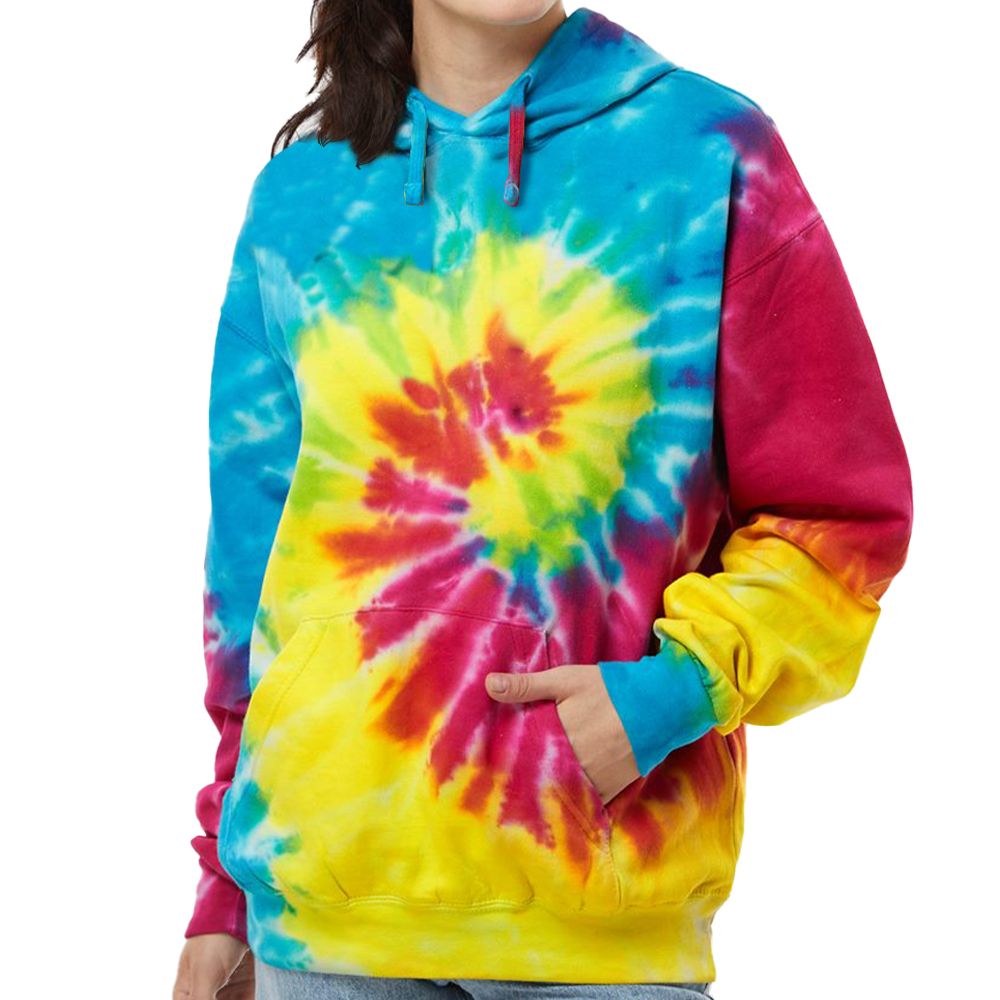 Tie-Dye Pullover Hoodie