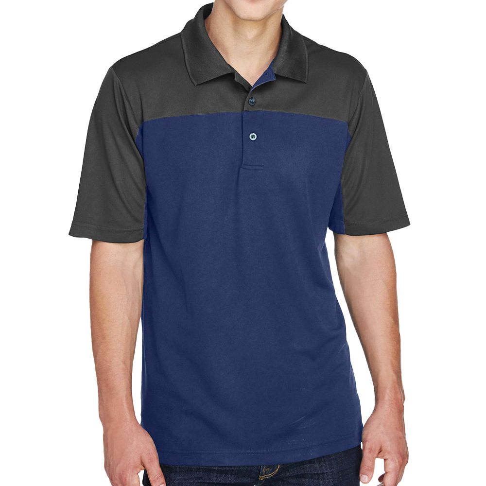 Core 365 Men's Balance Colorblock Performance Pique Polo Shirt