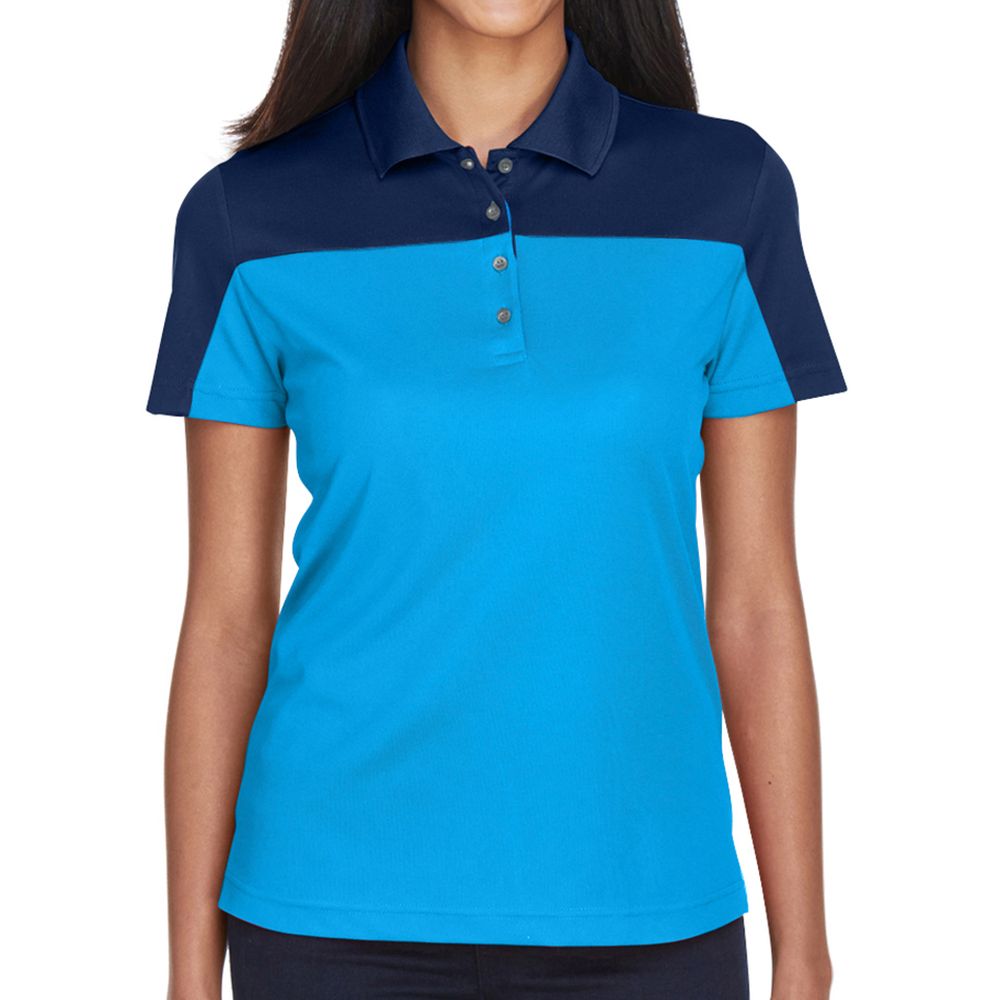 Core 365 Women's Balance Colorblock Performance Pique Polo Shirt