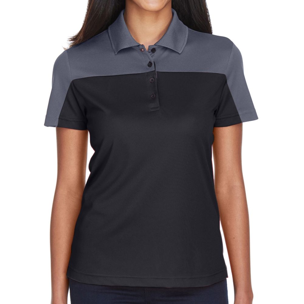 Core 365 Women's Balance Colorblock Performance Pique Polo Shirt