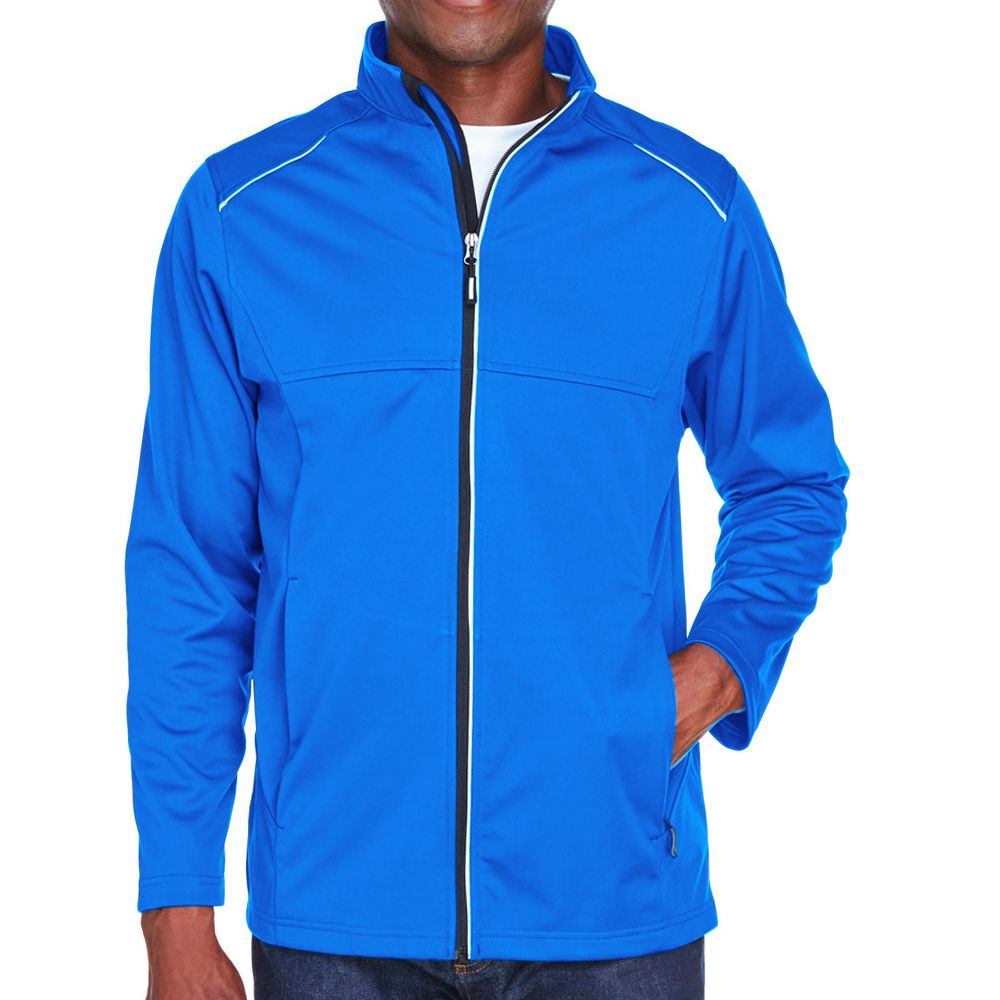 Core 365 Men's Techno Lite Three-Layer Knit Tech Zip Up Jacket