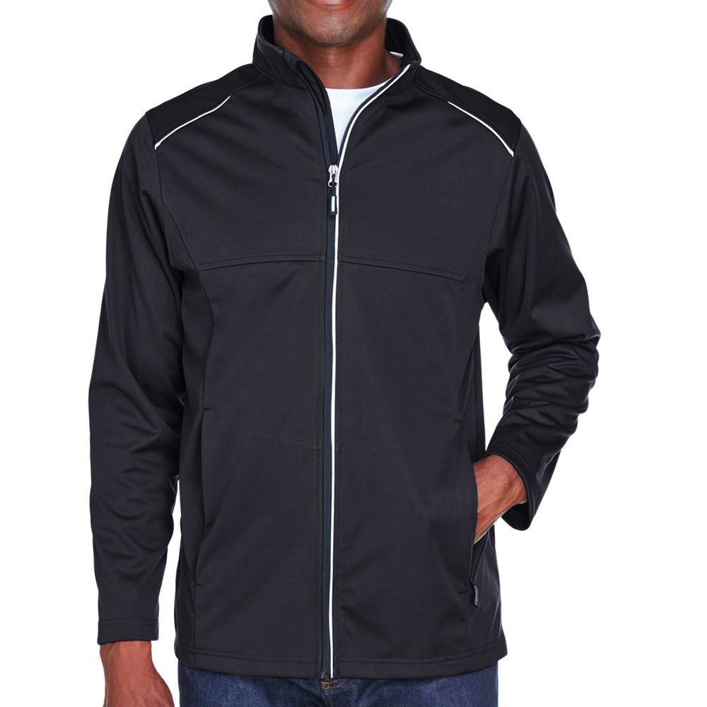 Core 365 Men's Techno Lite Three-Layer Knit Tech Zip Up Jacket