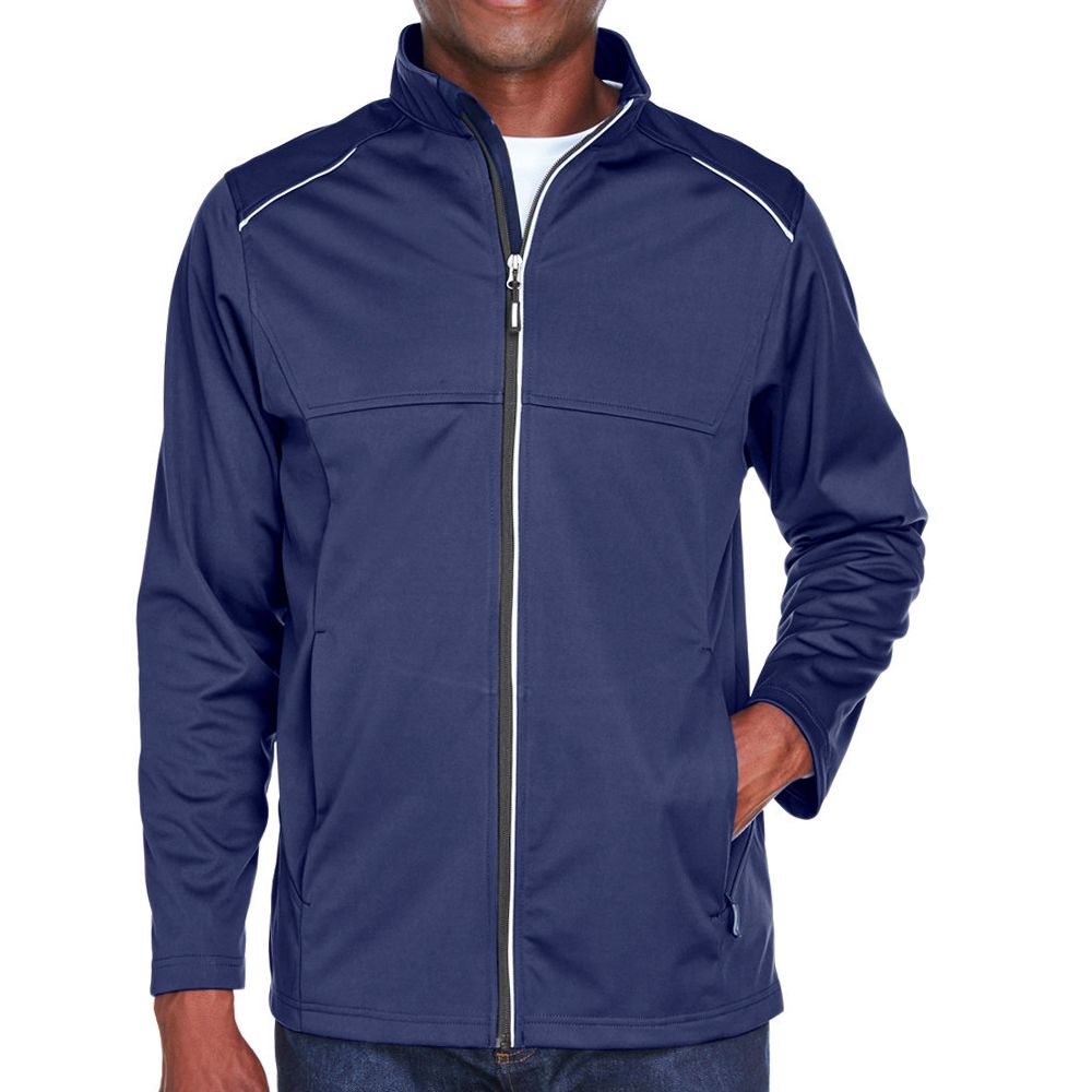 Core 365 Men's Techno Lite Three-Layer Knit Tech Zip Up Jacket