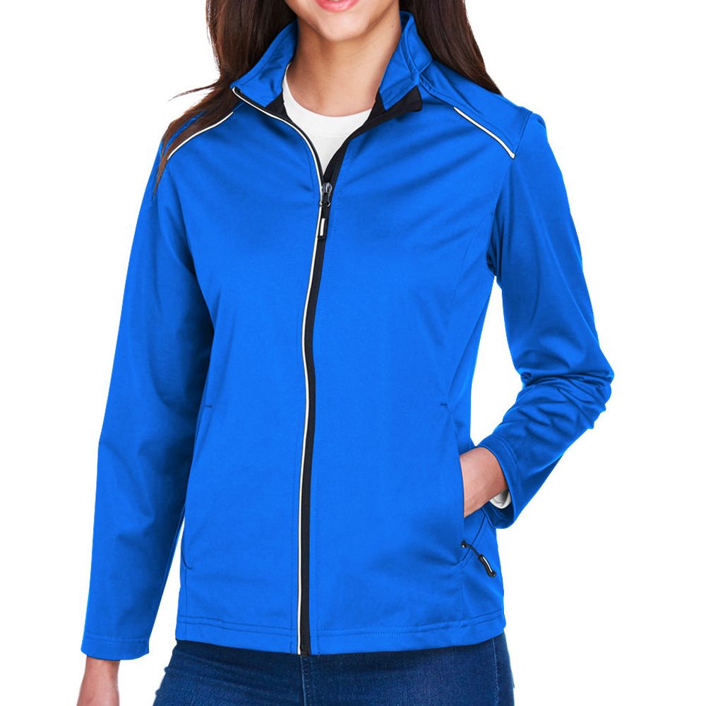 Core 365 Women's Techno Lite Three-Layer Knit Tech Zip Up Jacket