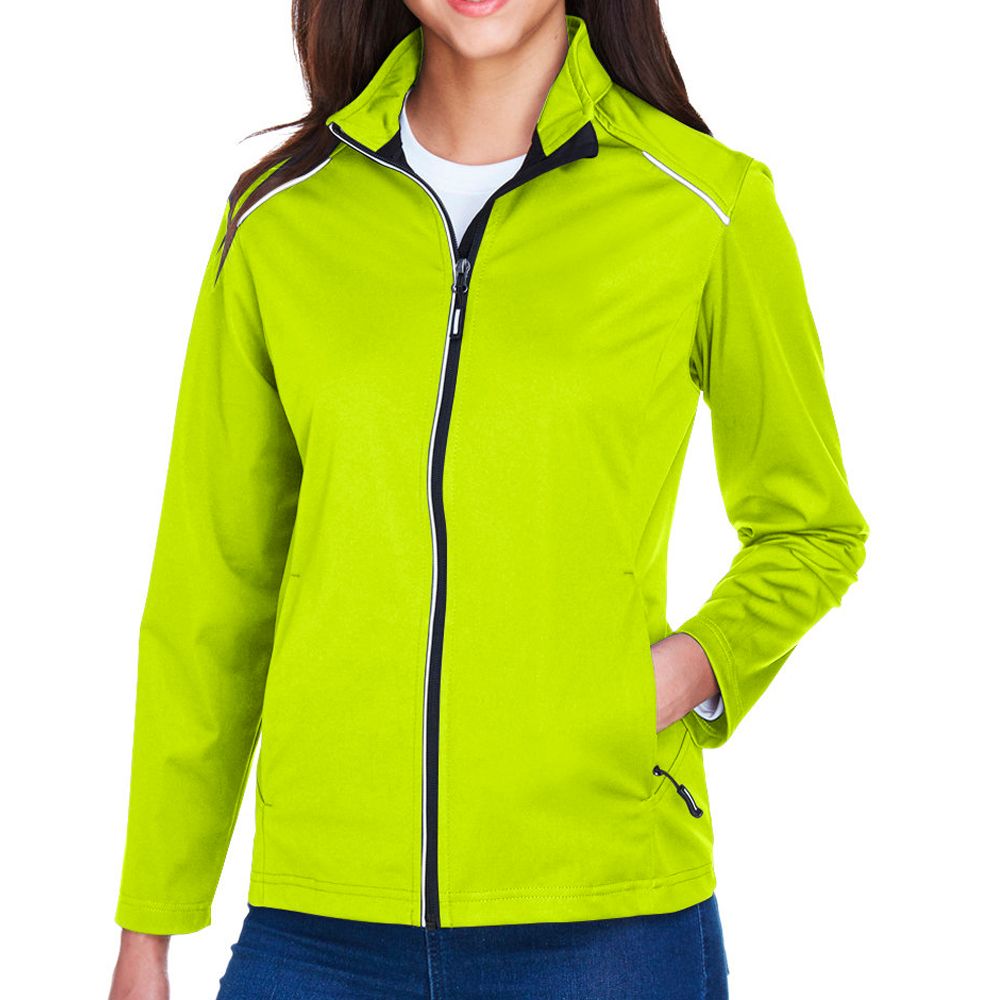 Core 365 Women's Techno Lite Three-Layer Knit Tech Zip Up Jacket