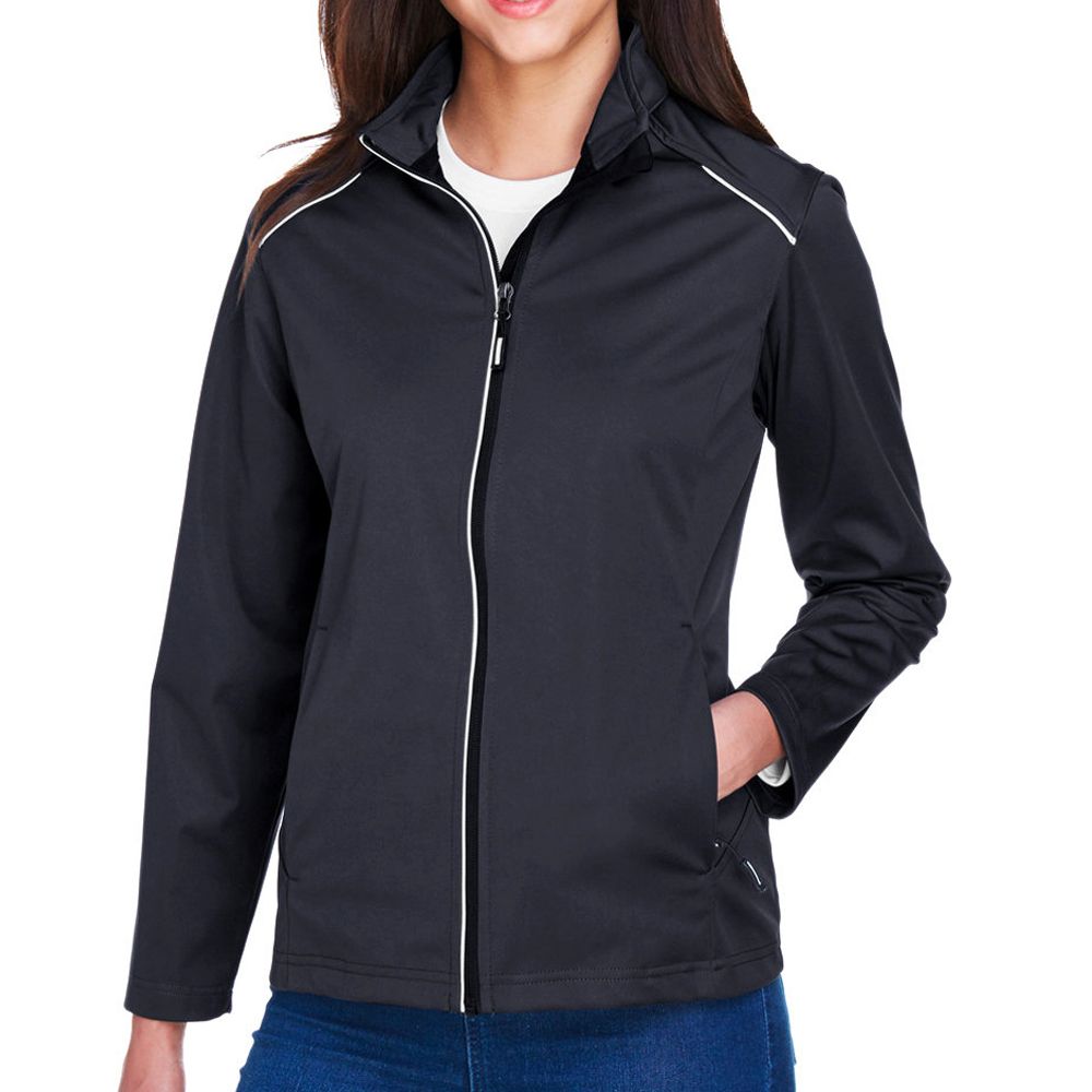 Core 365 Women's Techno Lite Three-Layer Knit Tech Zip Up Jacket