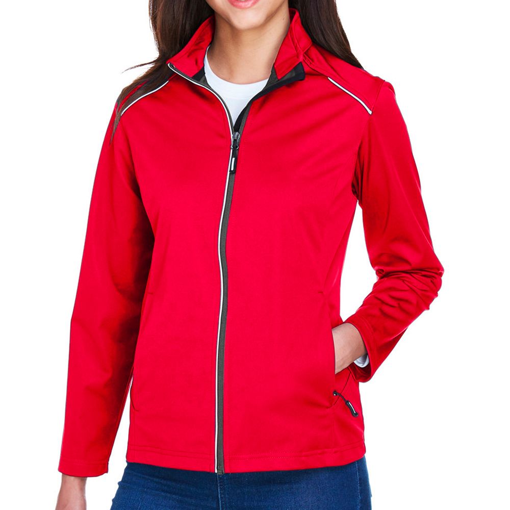 Core 365 Women's Techno Lite Three-Layer Knit Tech Zip Up Jacket