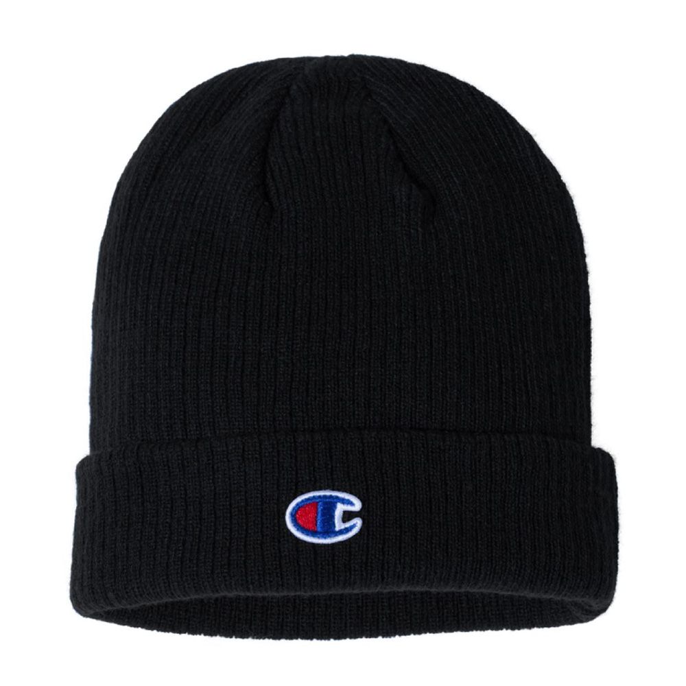 Champion Ribbed Knit Cuffed Beanie 