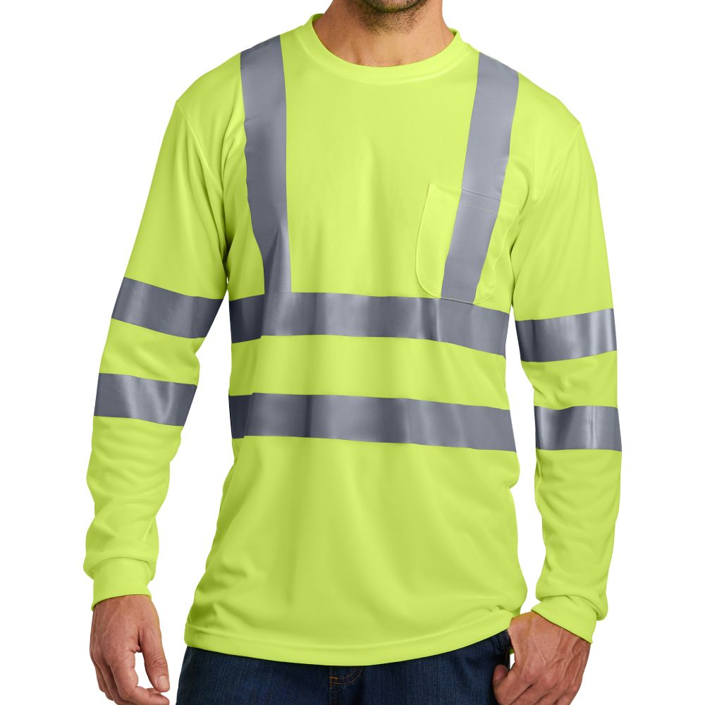 CornerStone Class 3 Long Sleeve Reflective Safety T-Shirt