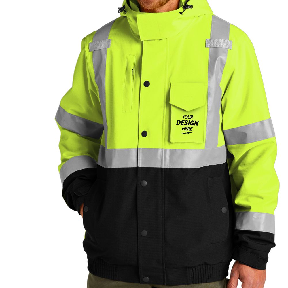 CornerStone Class 3 Waterproof Bomber Safety Jacket