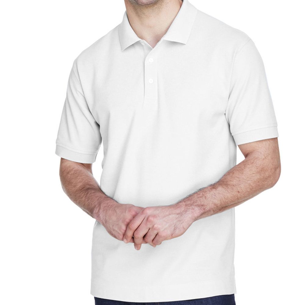 Devon & Jones Men's Short Sleeve Pique Polo