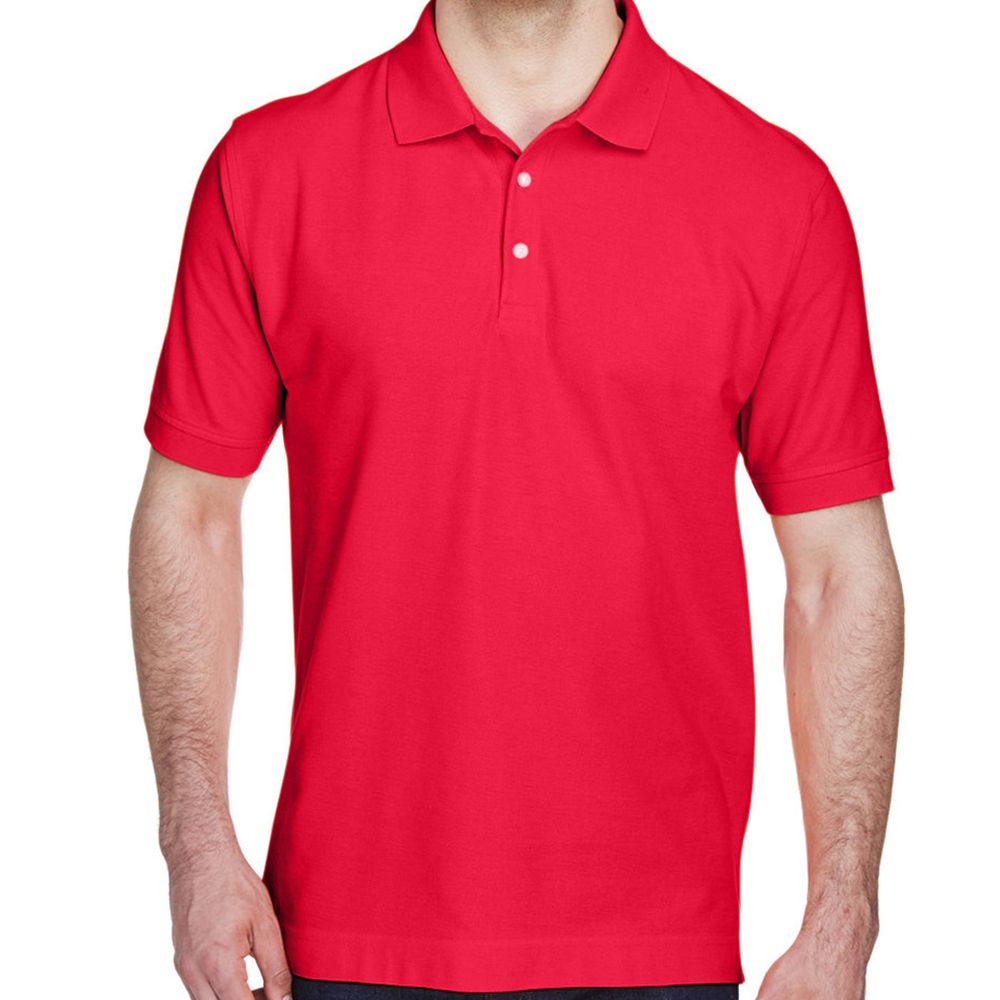 Devon & Jones Men's Short Sleeve Pique Polo