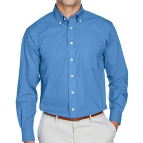 Devon & Jones Crown Collection Solid Broadcloth Woven Shirt