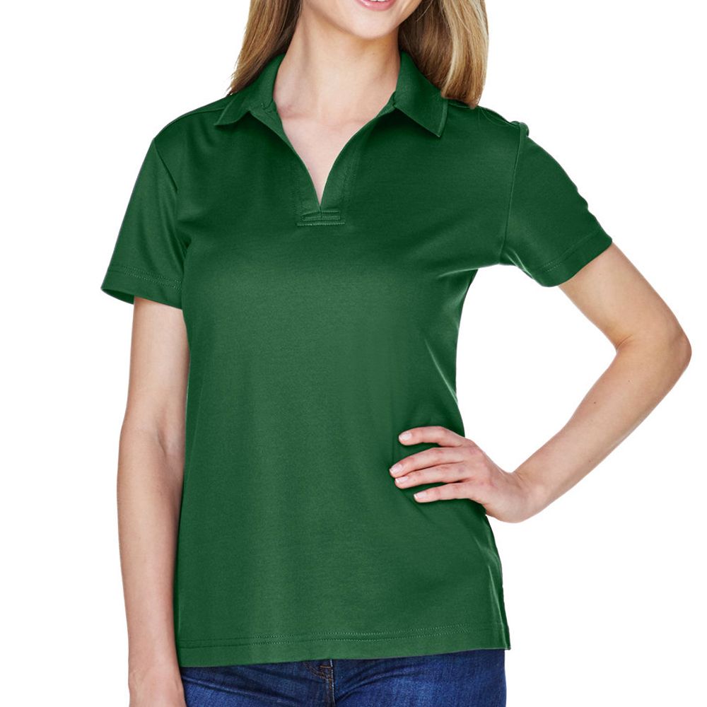 Devon & Jones CrownLux Performance™ Women's Plaited Polo Shirt