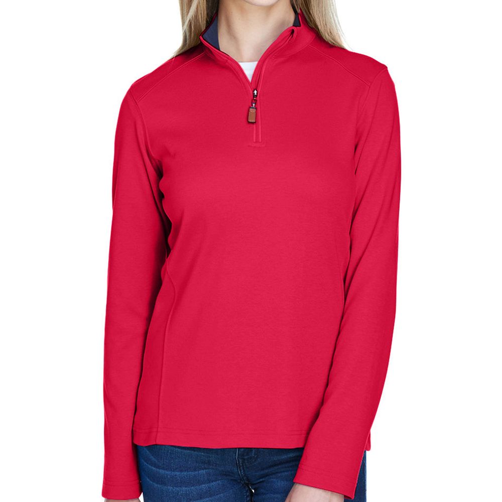 Devon & Jones Women's DRYTEC20™ Performance Quarter-Zip Pullover