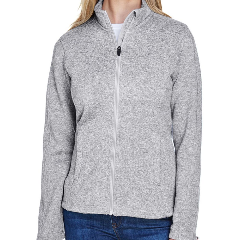 Devon & Jones Women's Bristol Zip Up Sweater Fleece Jacket