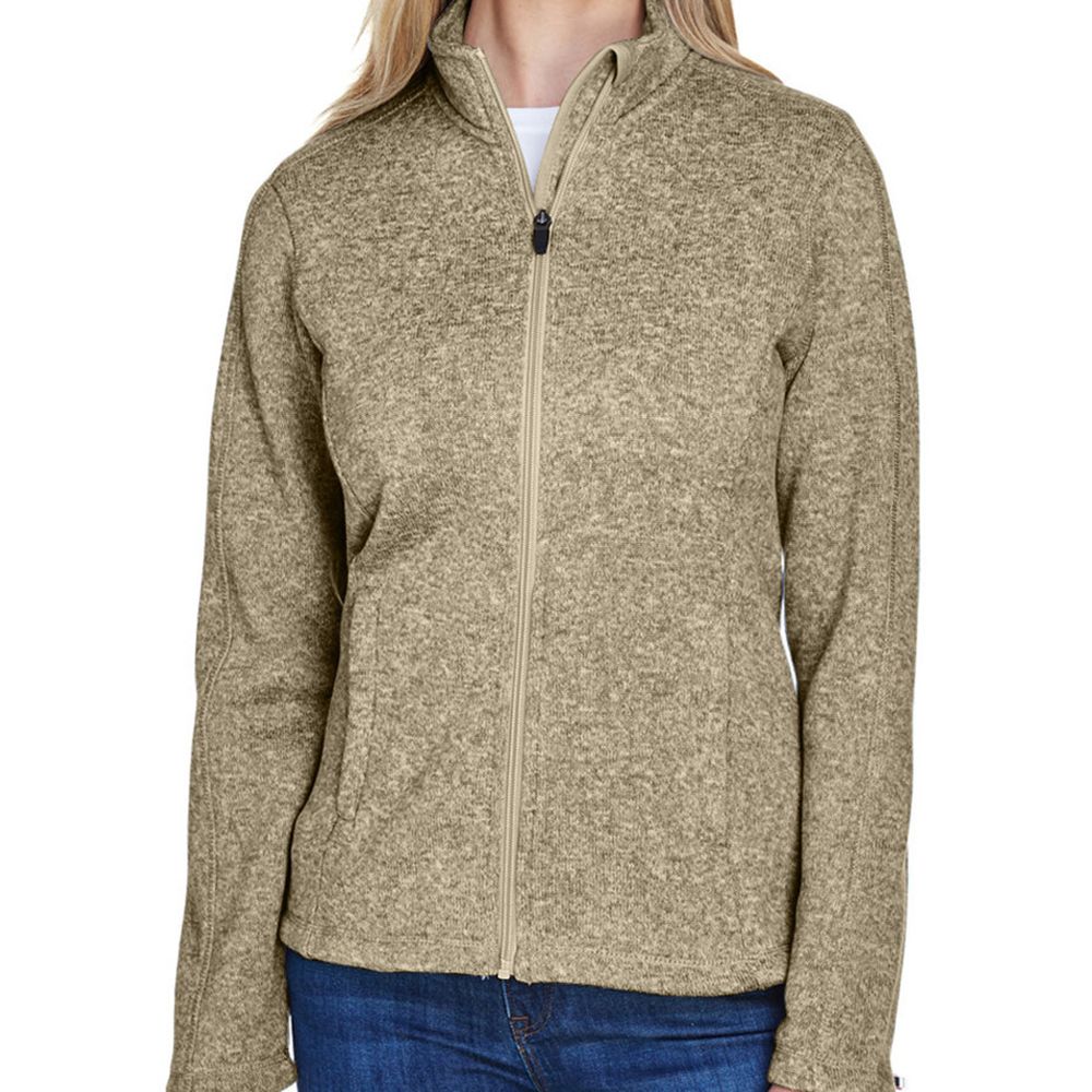 Devon & Jones Women's Bristol Zip Up Sweater Fleece Jacket