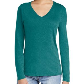District Women’s Perfect Tri Long Sleeve V-Neck Tee