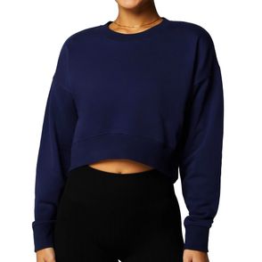 Fabletics Year Round Terry Cropped Sweatshirt