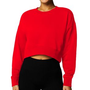 Fabletics Year Round Terry Cropped Sweatshirt