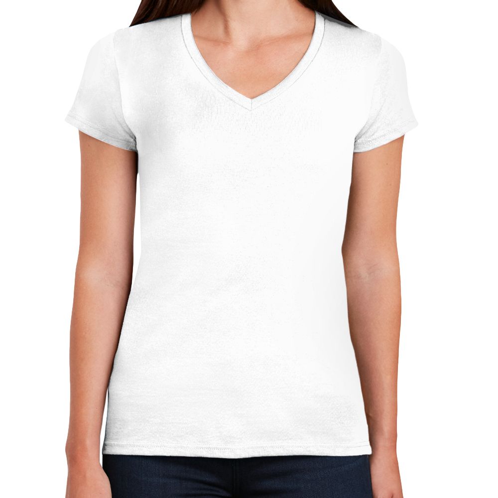 Gildan Heavy Cotton Women's V-Neck T-Shirt