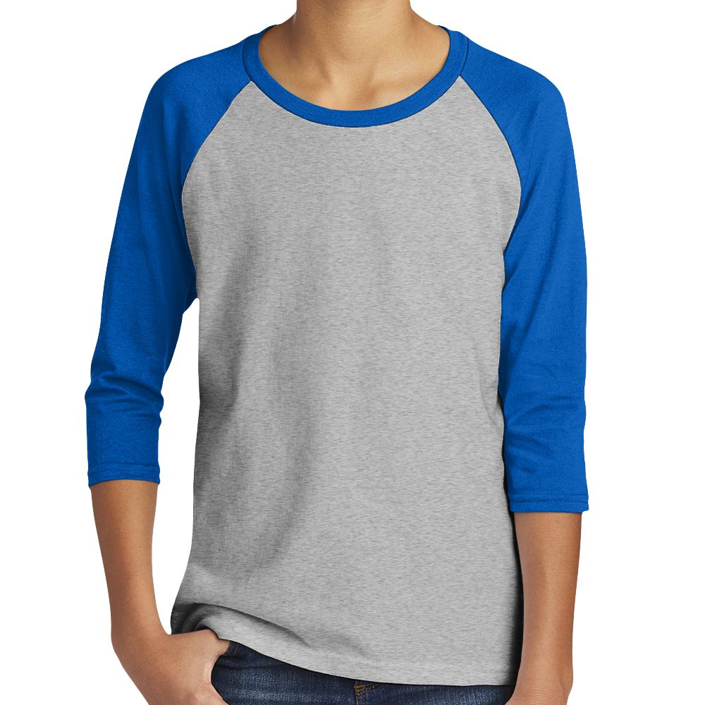 Gildan Kids Heavy Cotton™ 5.3 oz. 3/4-Raglan Sleeve T-Shirt